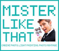 mister like that location cabine photo mariage, light painting, photomontage, animations photos