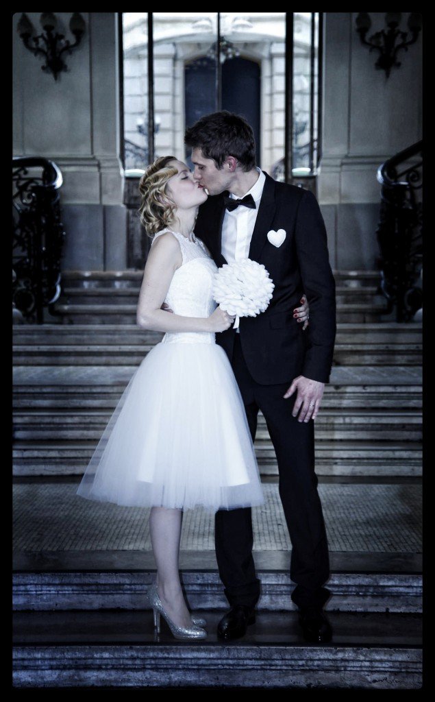 mariage with a love like that mairie de paris fifties