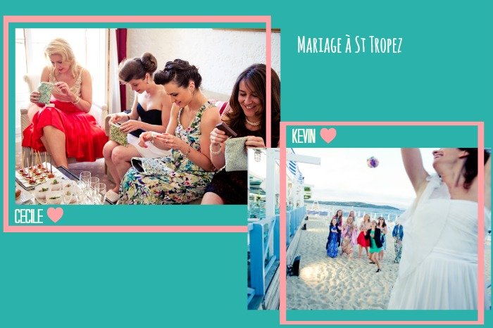 Mariage à St Tropez, plage des jumeaux / photographe sage comme des images / publié sur le blog withalovelikethat.fr