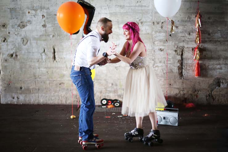 inspiration mariage à rollers / photographe la danse de l'image / publié sur withalovelikethat.fr