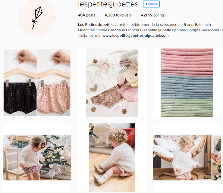 les petites jupettes découverte instagram boutique bébé