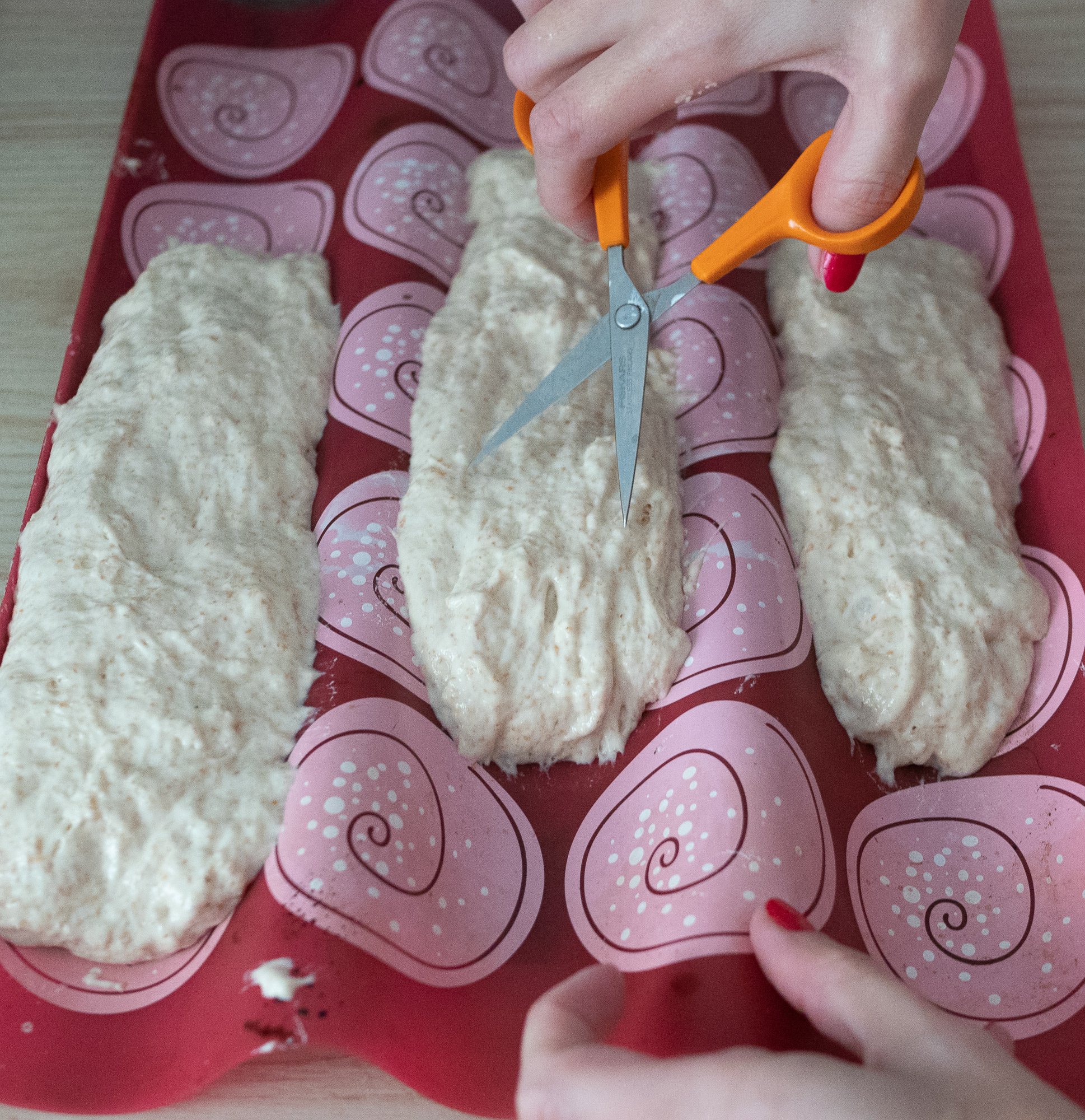 Recette de baguette de pain facile (sans robot !) / la recette sur withalovelikethat.fr